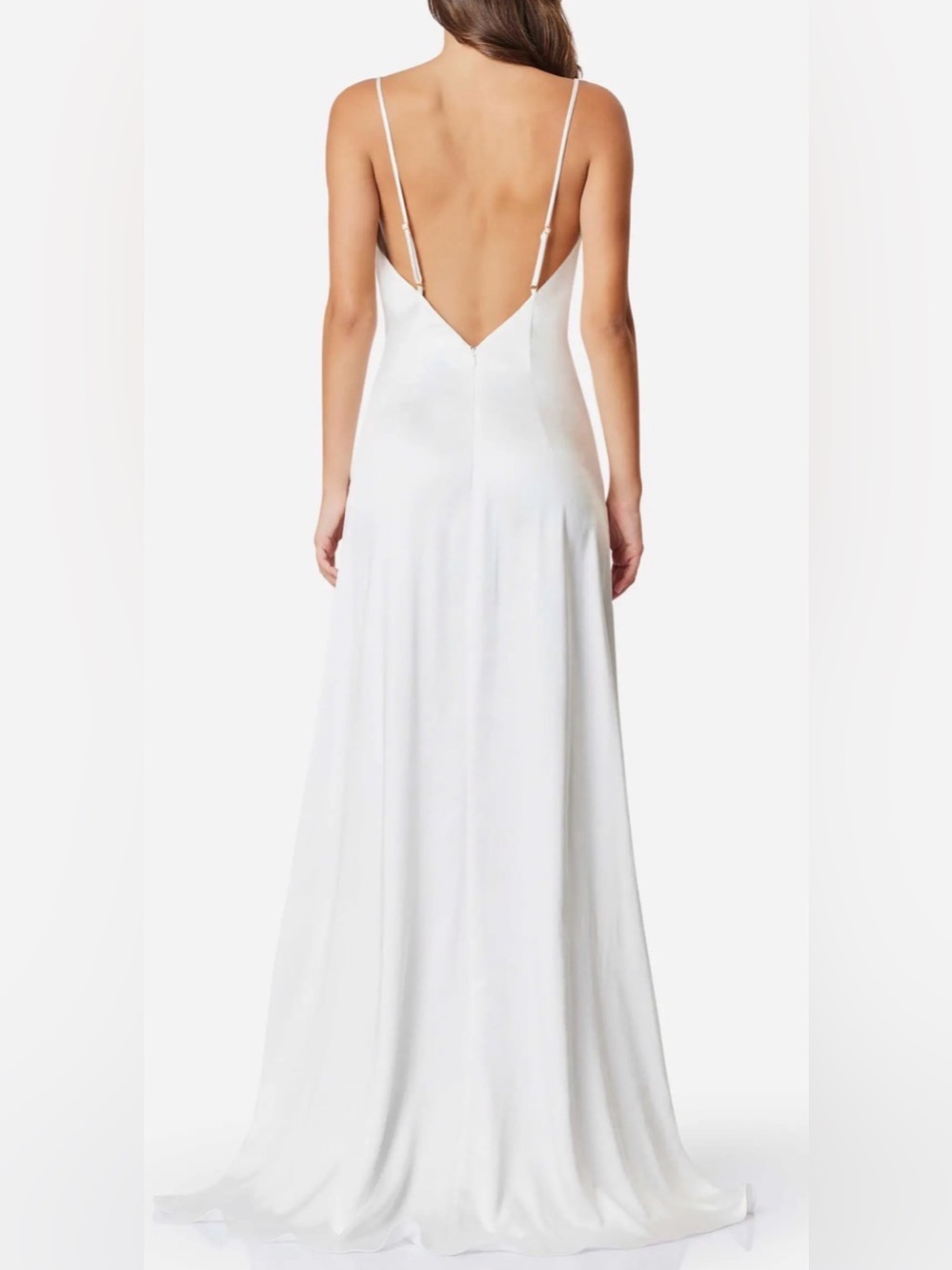 NEW‎ Elliatt Clementine Cowl Neck Maxi Dress In white Sz XL - Picture 4 of 10